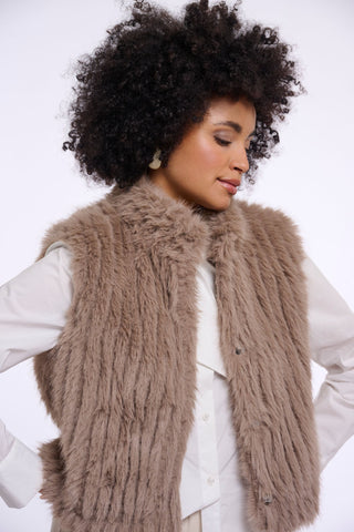 Gilet donna - art. Dava - Rino & Pelle Autunno Inverno 2026/27 Mocha latte