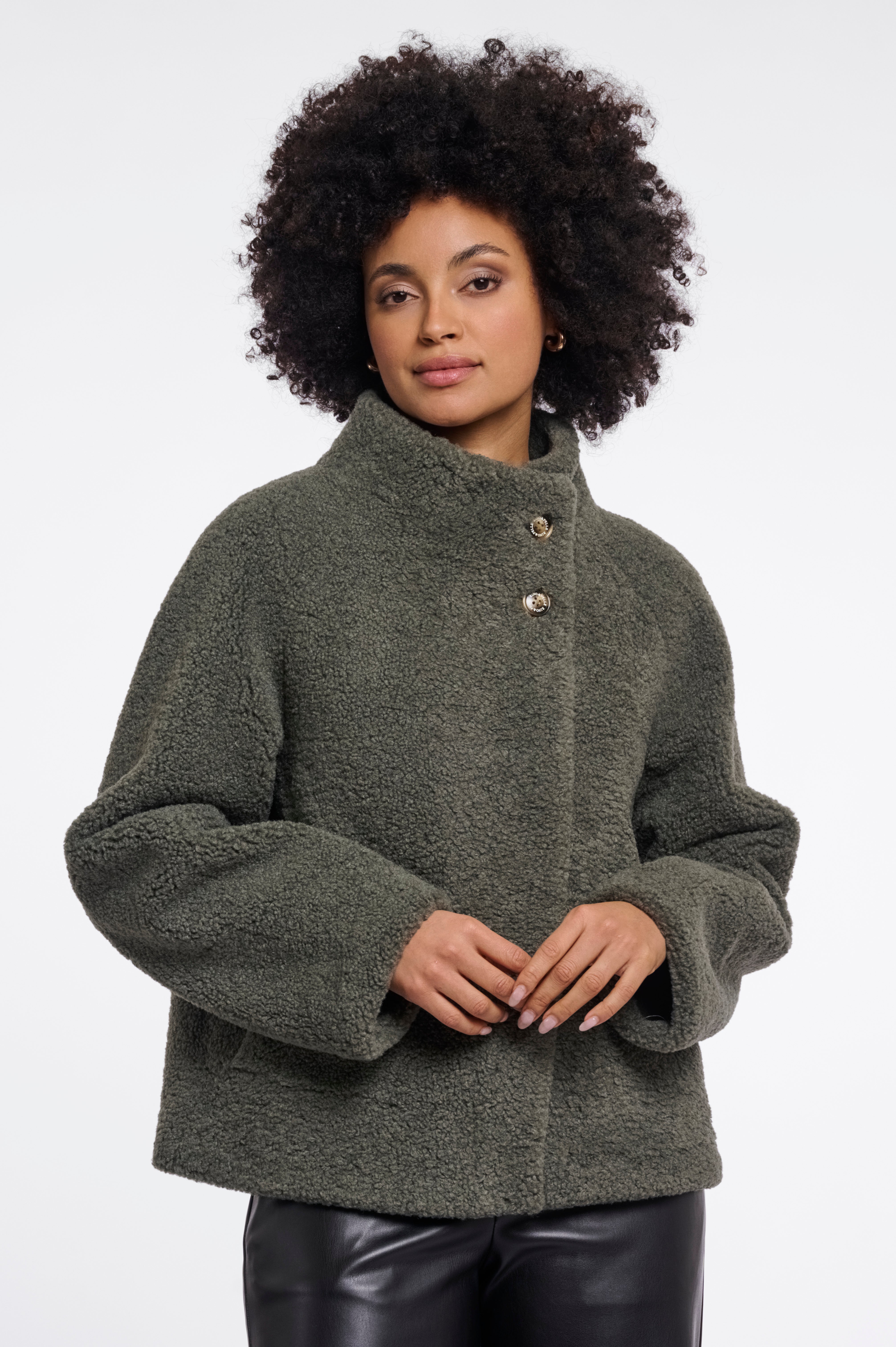 Giacca donna art. Denu Rino & Pelle Misty basil