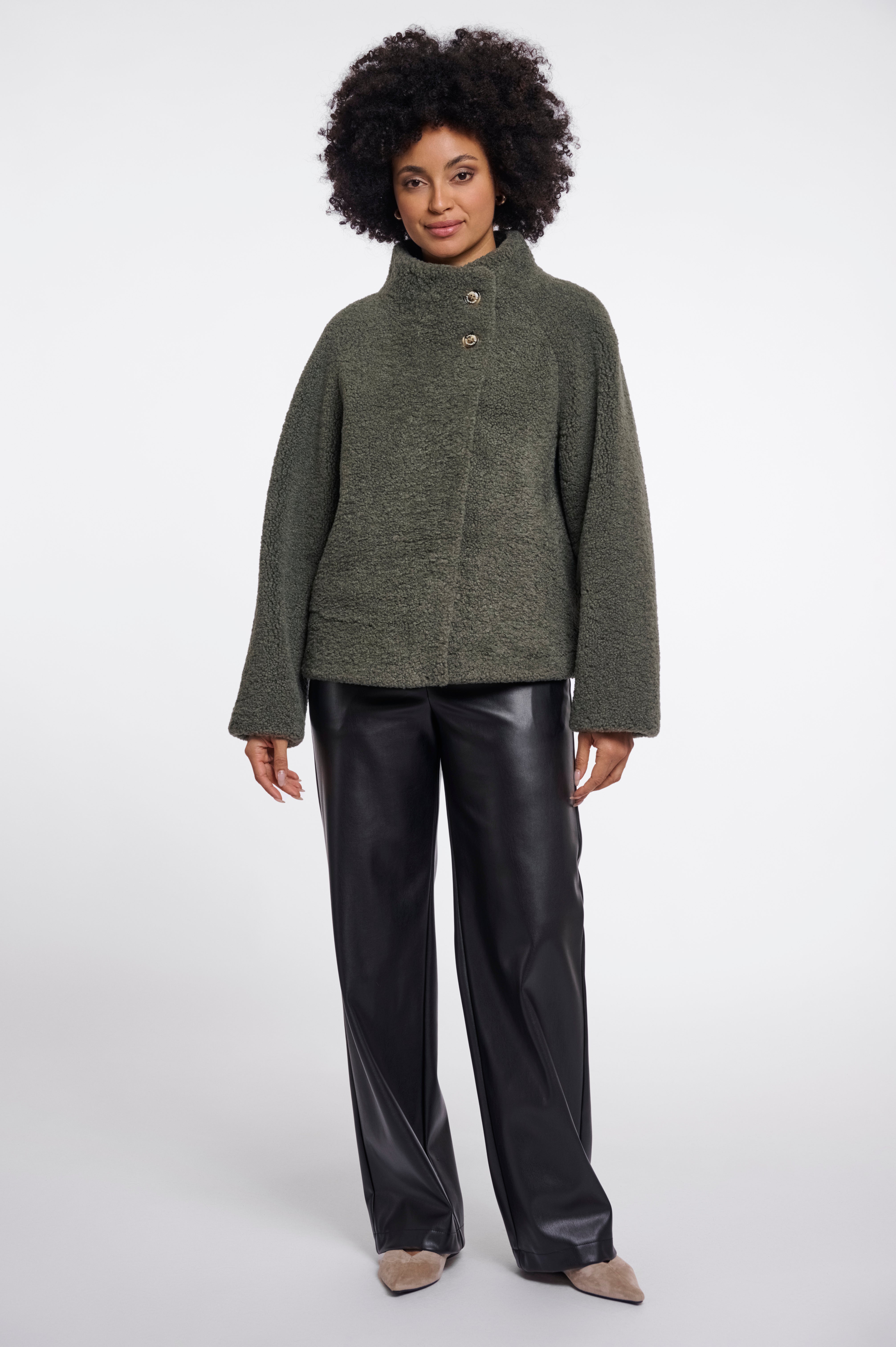 Giacca donna art. Denu Rino & Pelle Misty basil