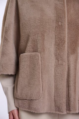 Mantella donna art. Dewi Rino & Pelle Mocha latte