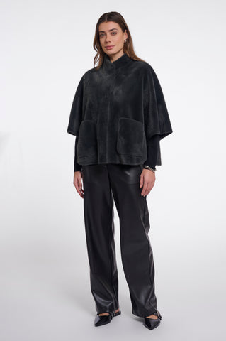 Mantella donna art. Dewi Rino & Pelle Urban teal