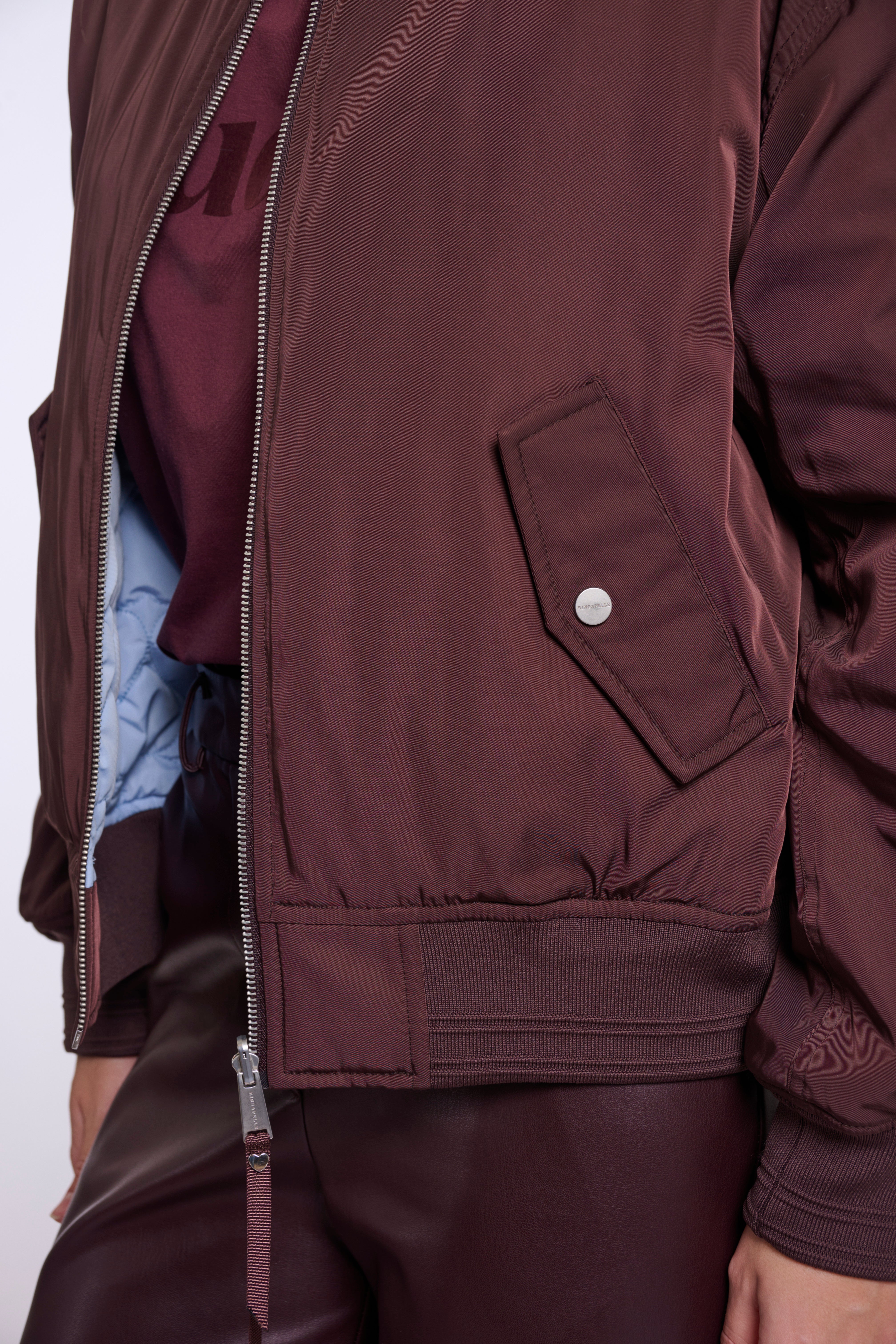 Bomber donna art. Djenna Rino & Pelle Fudge cloak and light blue