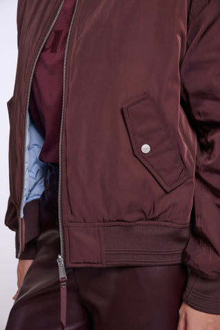Bomber donna art. Djenna Rino & Pelle Fudge cloak and light blue