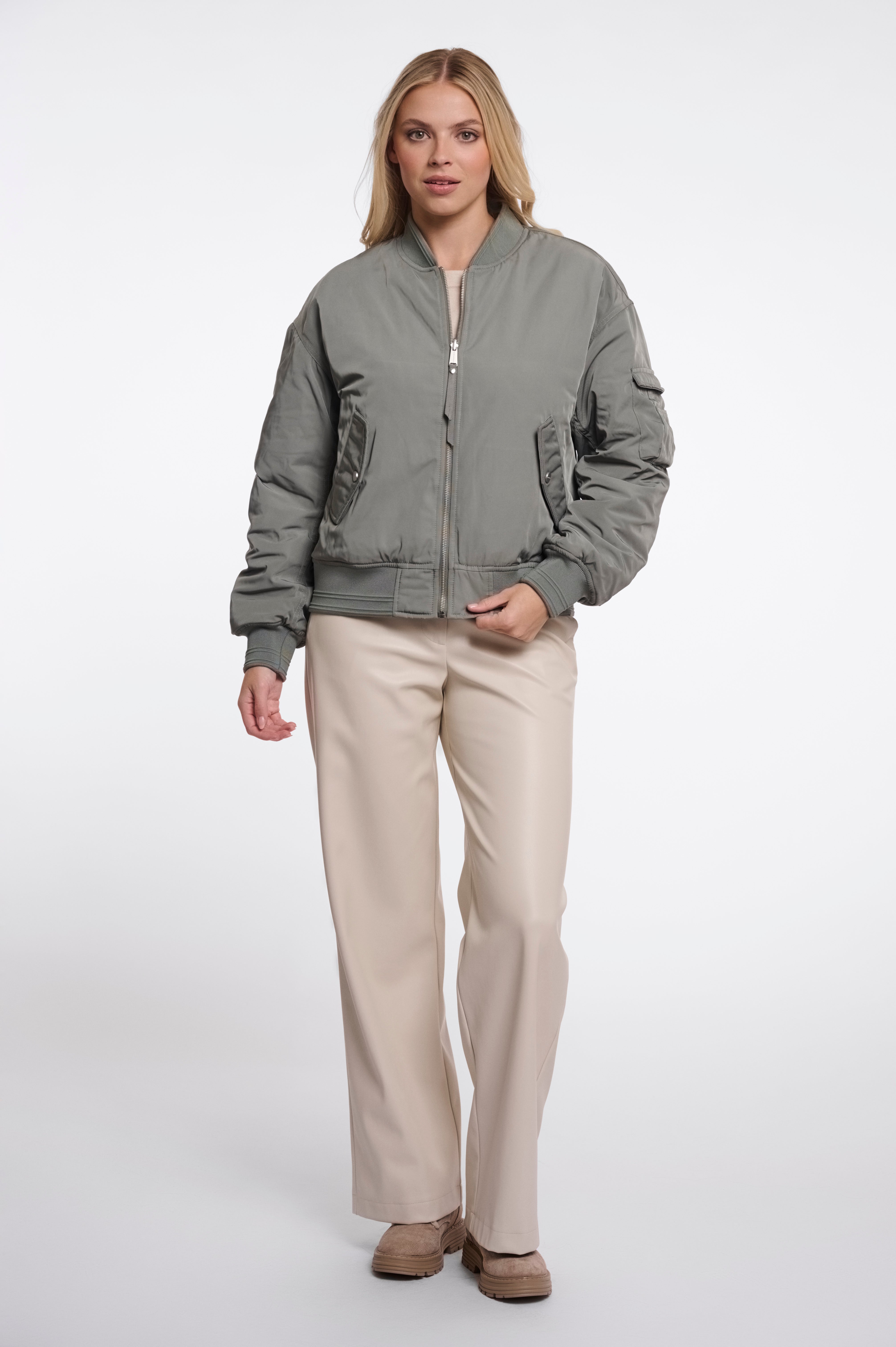 Bomber donna art. Djenna Rino & Pelle Misty basil and pink