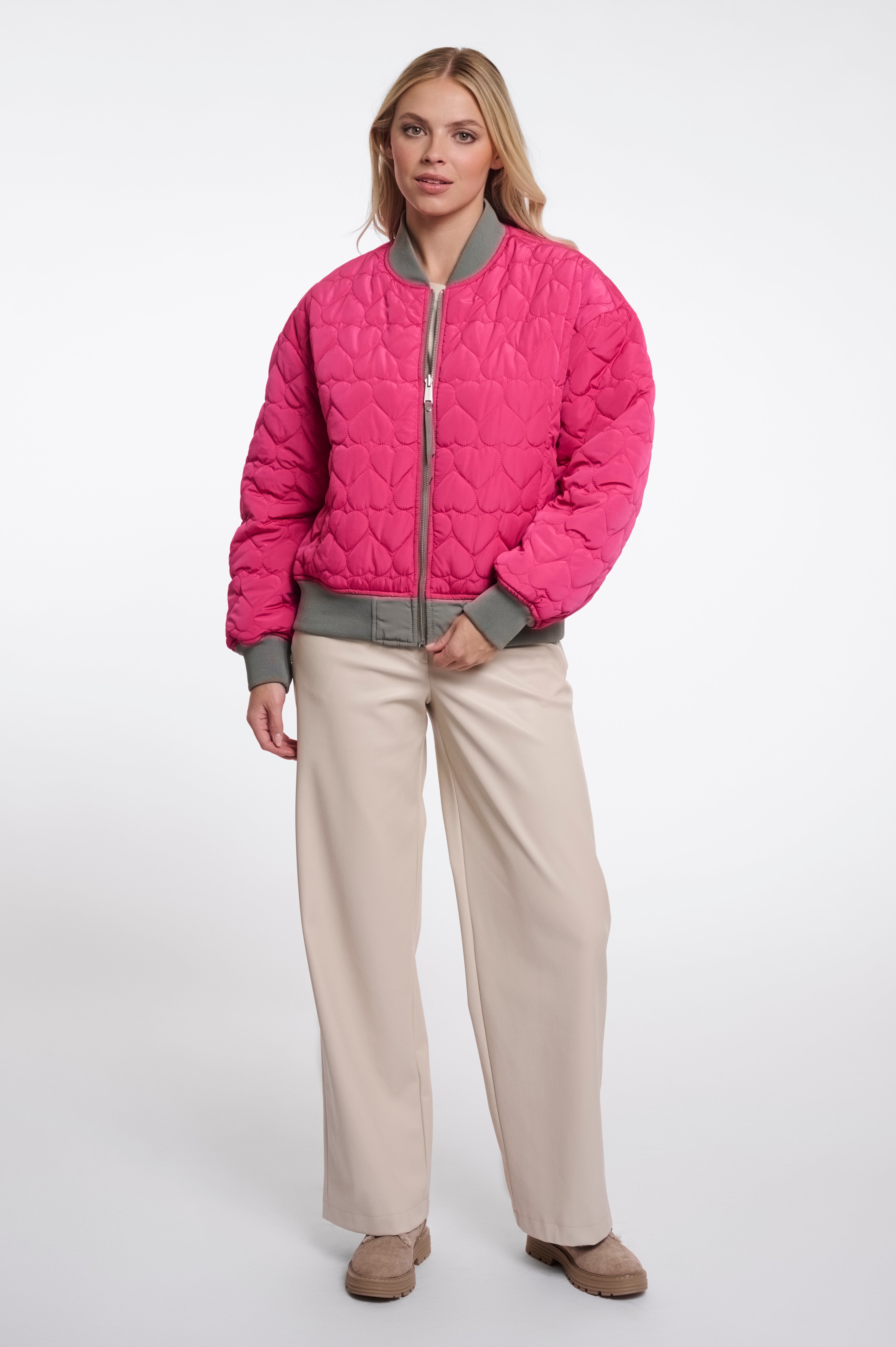 Bomber donna art. Djenna Rino & Pelle Misty basil and pink