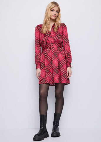 Abito corto con cintura - art. 521ND15009 - Denny Rose Autunno Inverno 2025/26