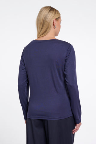 Top donna art. Eason Rino & Pelle Dark navy