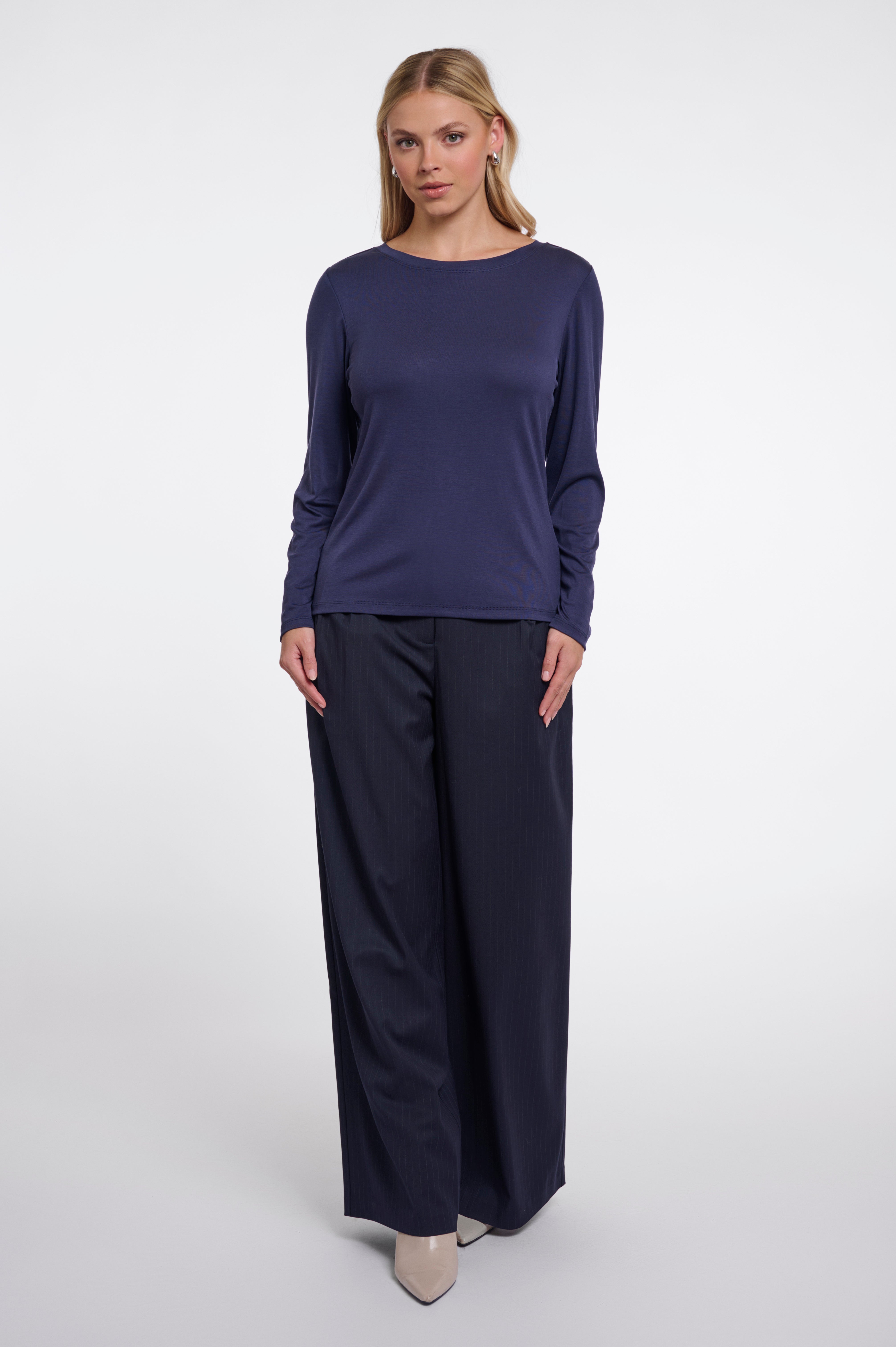 Top donna art. Eason Rino & Pelle Dark navy