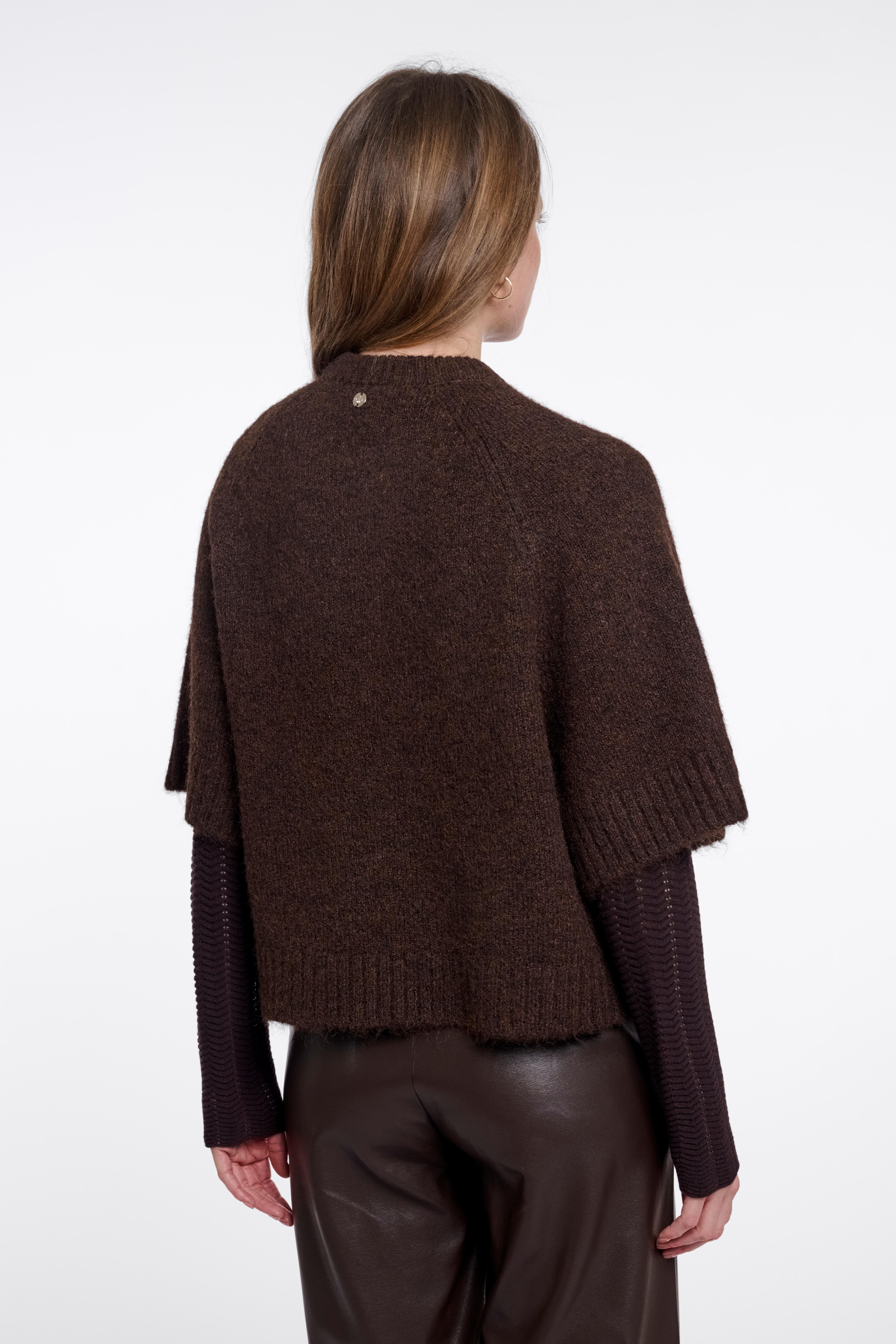 Mantella donna art. Elco Rino & Pelle Dark brown