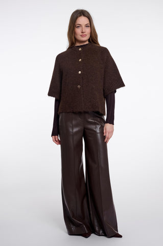 Mantella donna art. Elco Rino & Pelle Dark brown