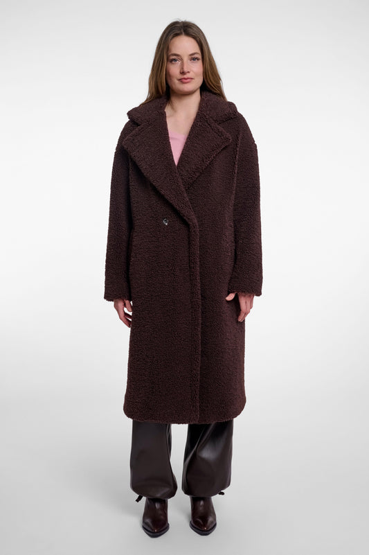 Cappotto donna art. Elicia Rino & Pelle Coffee roast