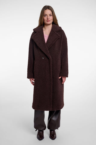 Cappotto donna art. Elicia Rino & Pelle Coffee roast