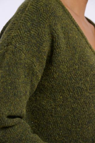 Maglione donna art. Ellise Rino & Pelle Hunter olive