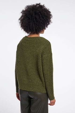 Maglione donna art. Ellise Rino & Pelle Hunter olive