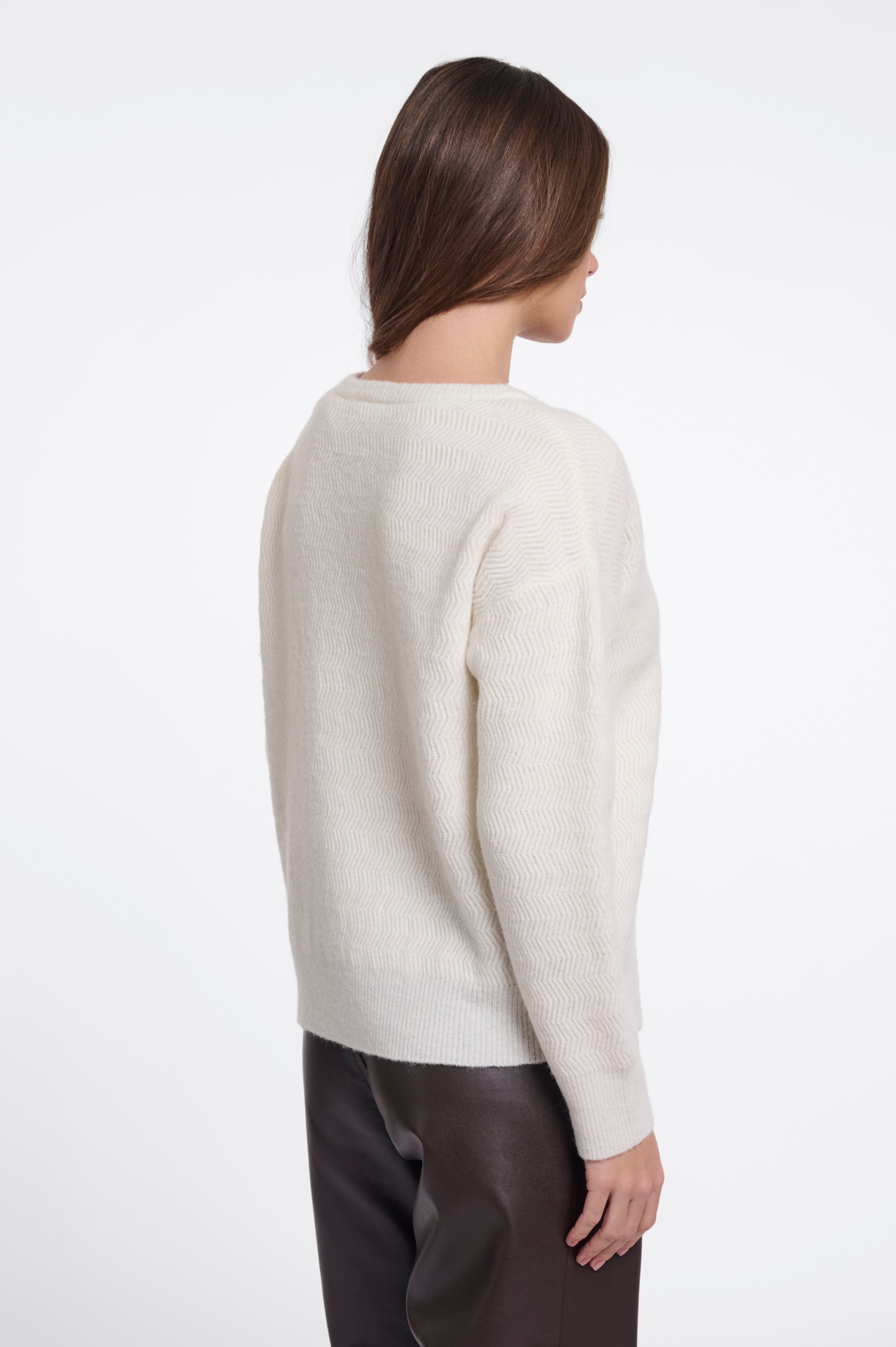 Maglione donna art. Ellise Rino & Pelle Snow white
