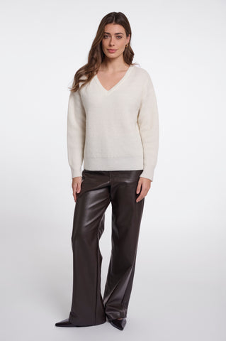 Maglione donna art. Ellise Rino & Pelle Snow white