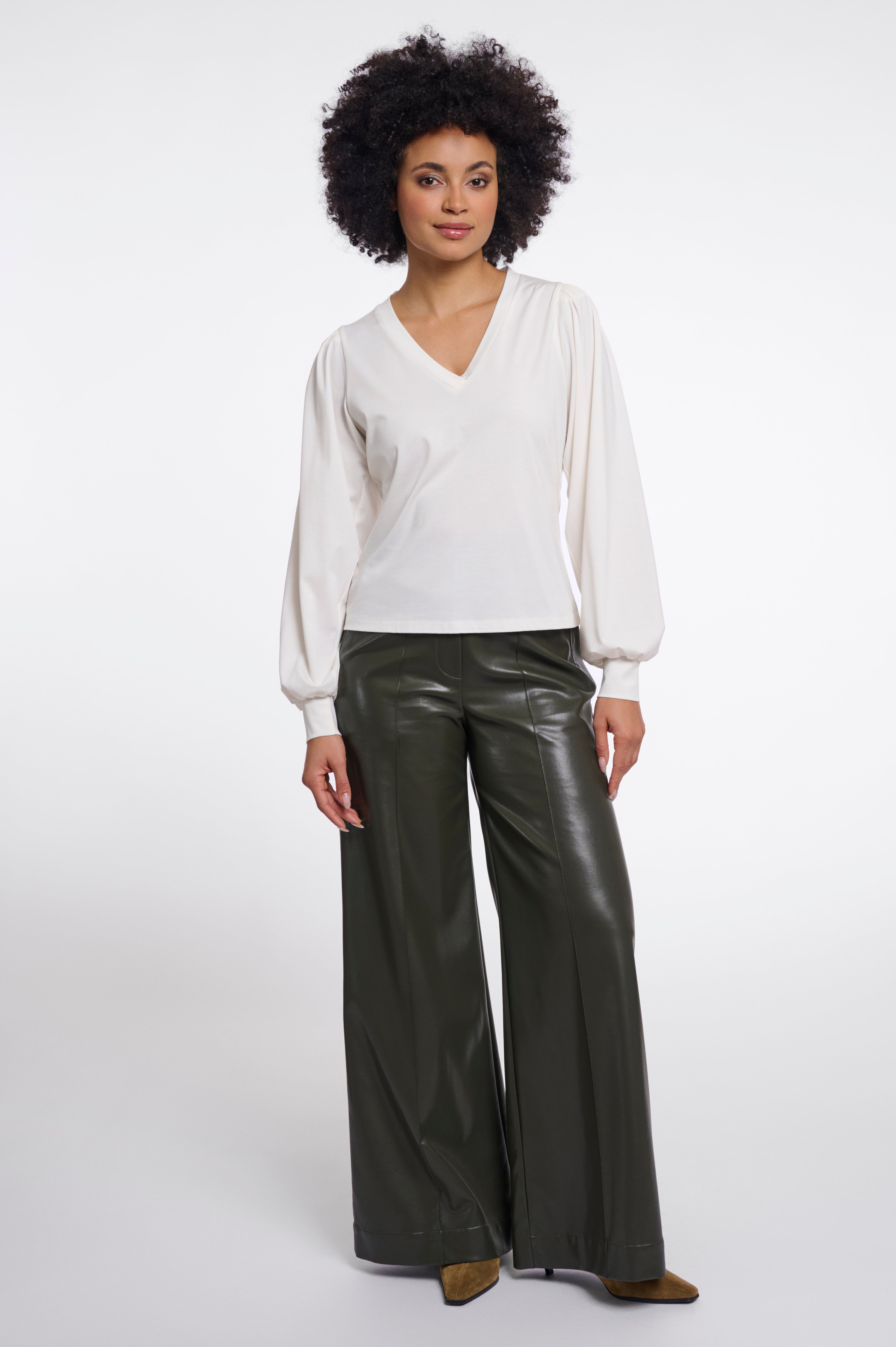 Top donna art. Ellora Rino & Pelle Snow white