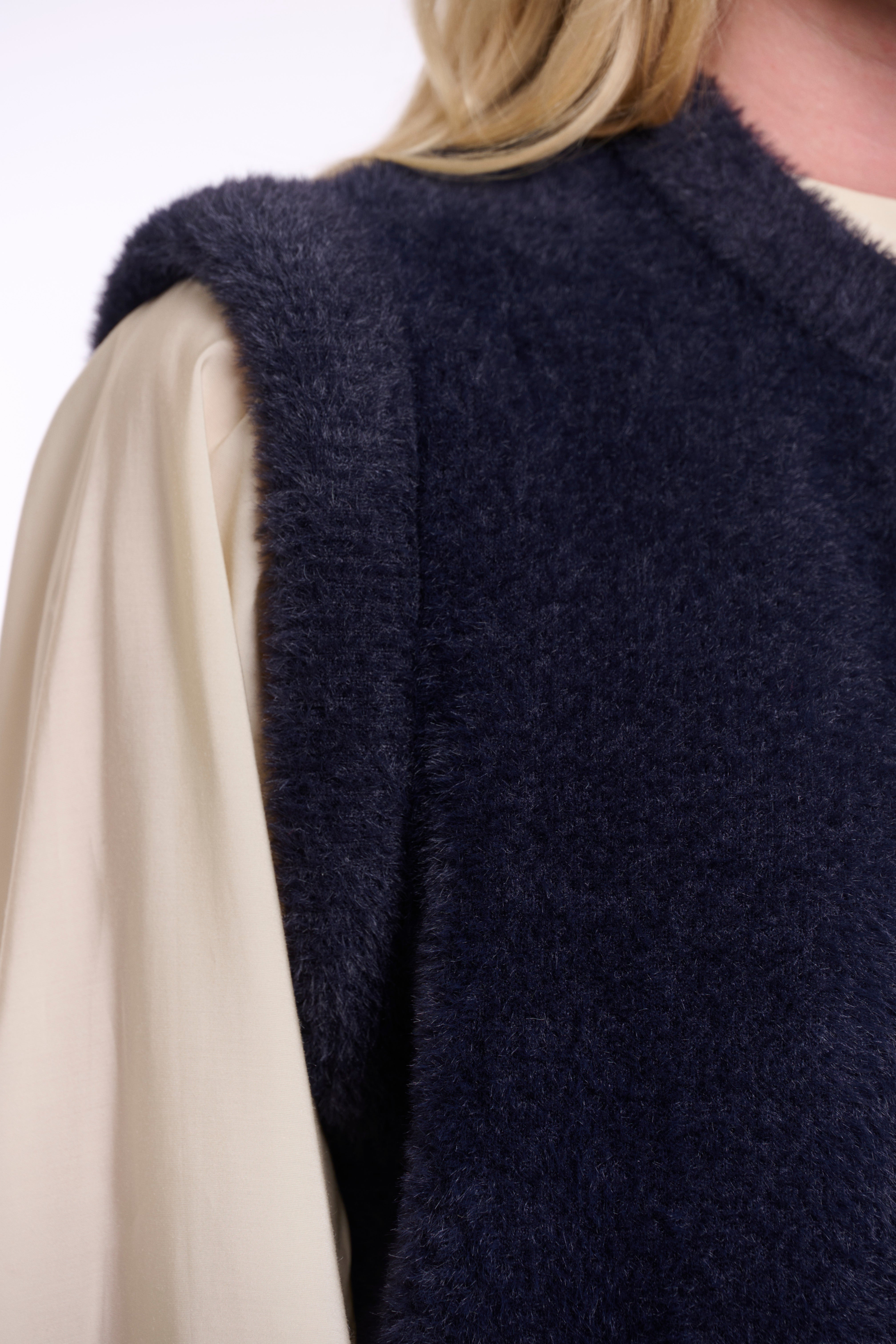 Cappotto donna art. Elona Rino & Pelle Dark navy