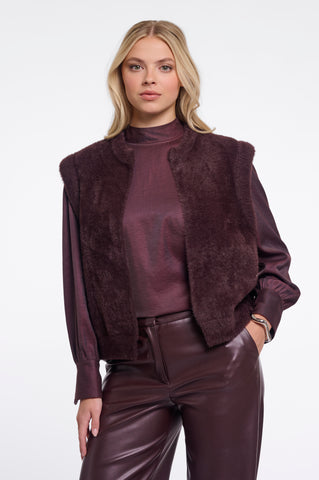 Cappotto donna art. Elona Rino & Pelle Fudge cloak