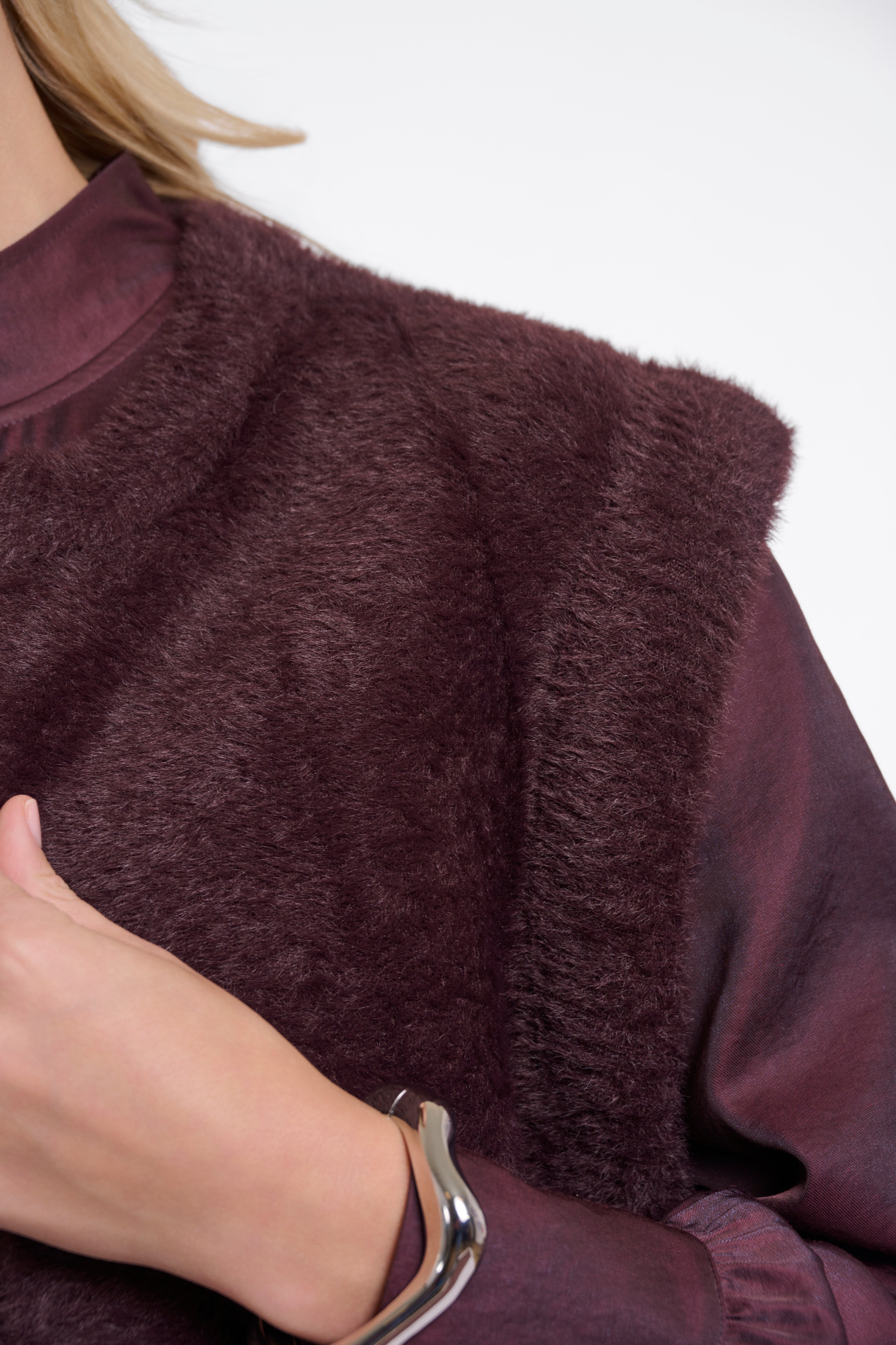 Cappotto donna art. Elona Rino & Pelle Fudge cloak
