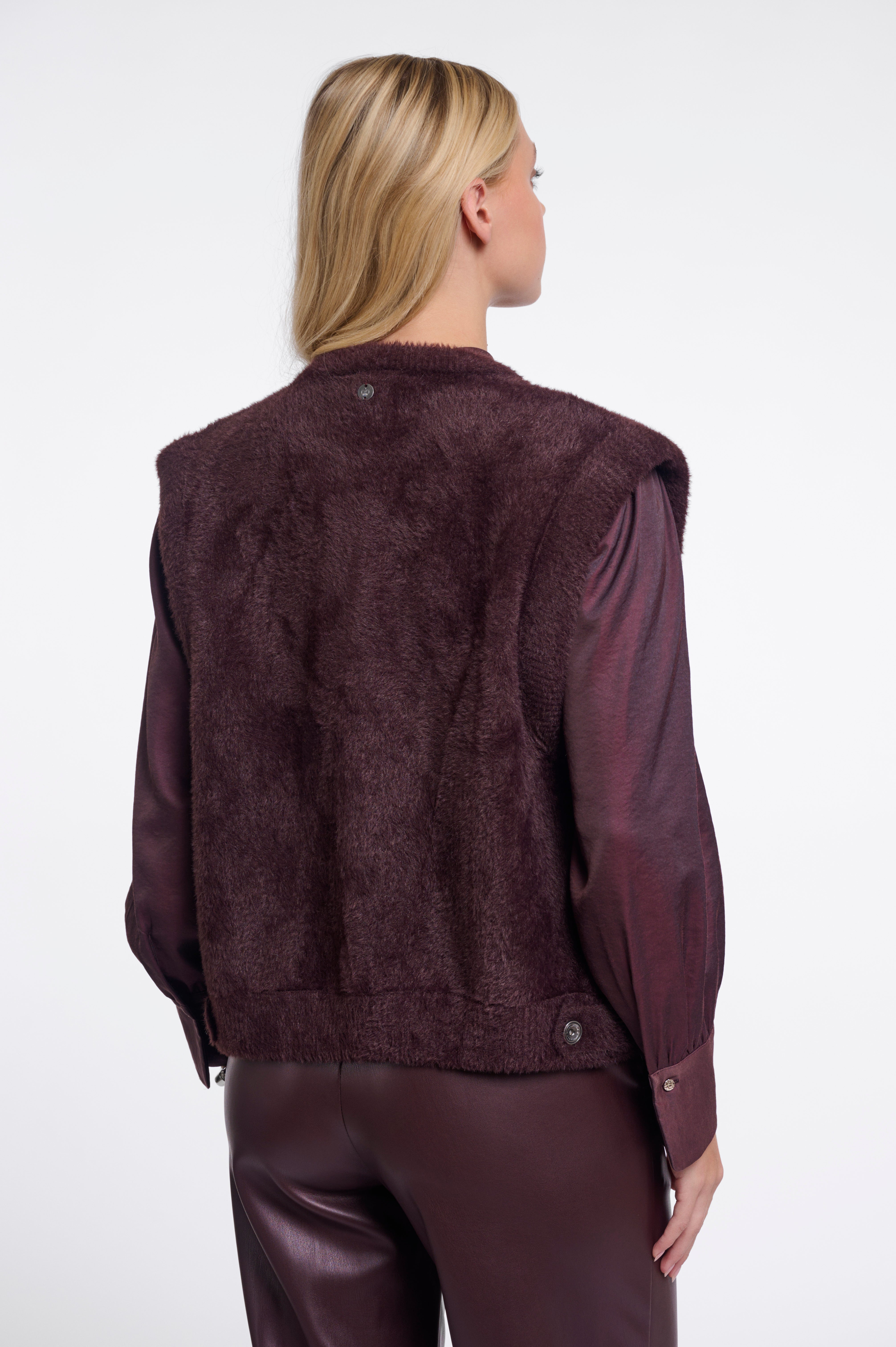 Cappotto donna art. Elona Rino & Pelle Fudge cloak