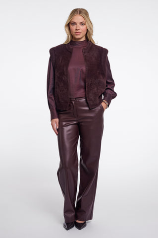 Cappotto donna art. Elona Rino & Pelle Fudge cloak