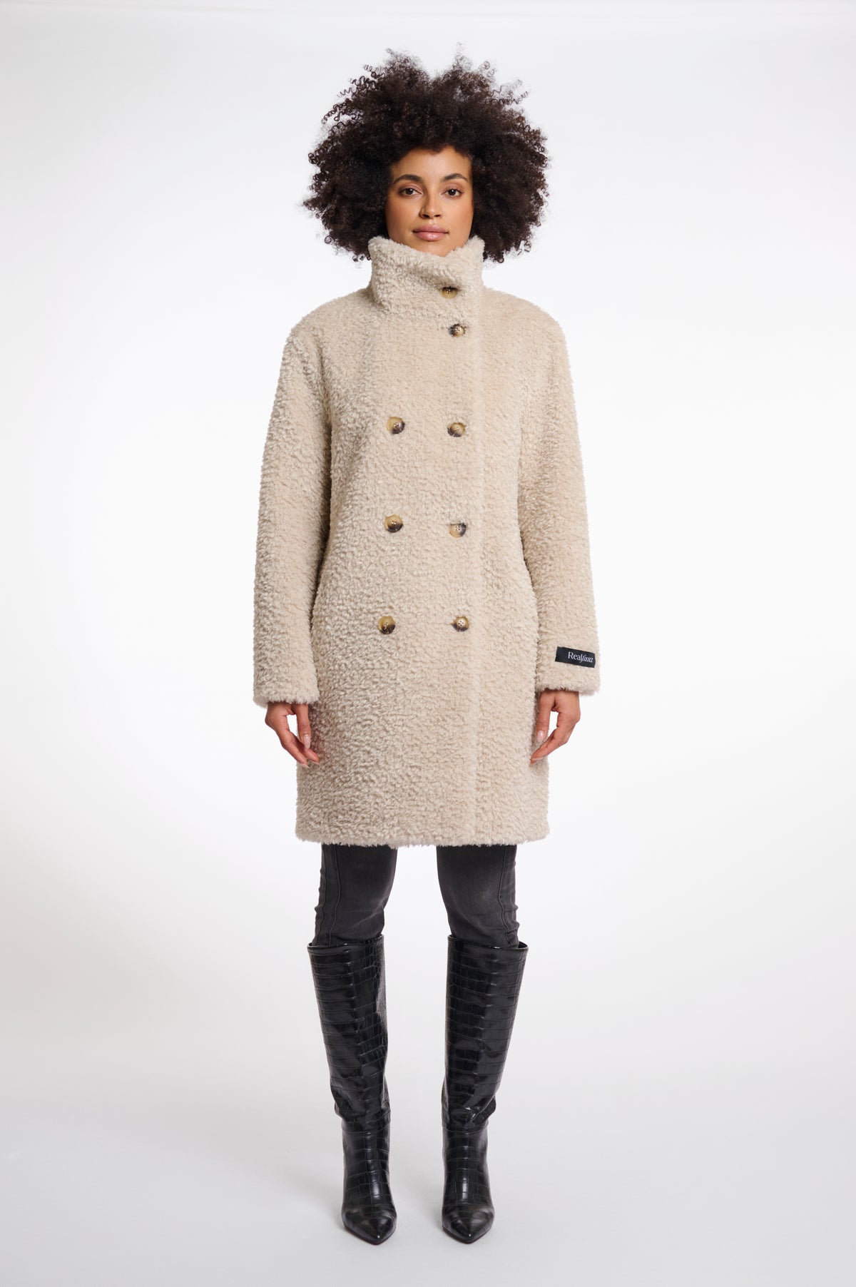 Cappotto donna art. Ena Rino & Pelle Birch