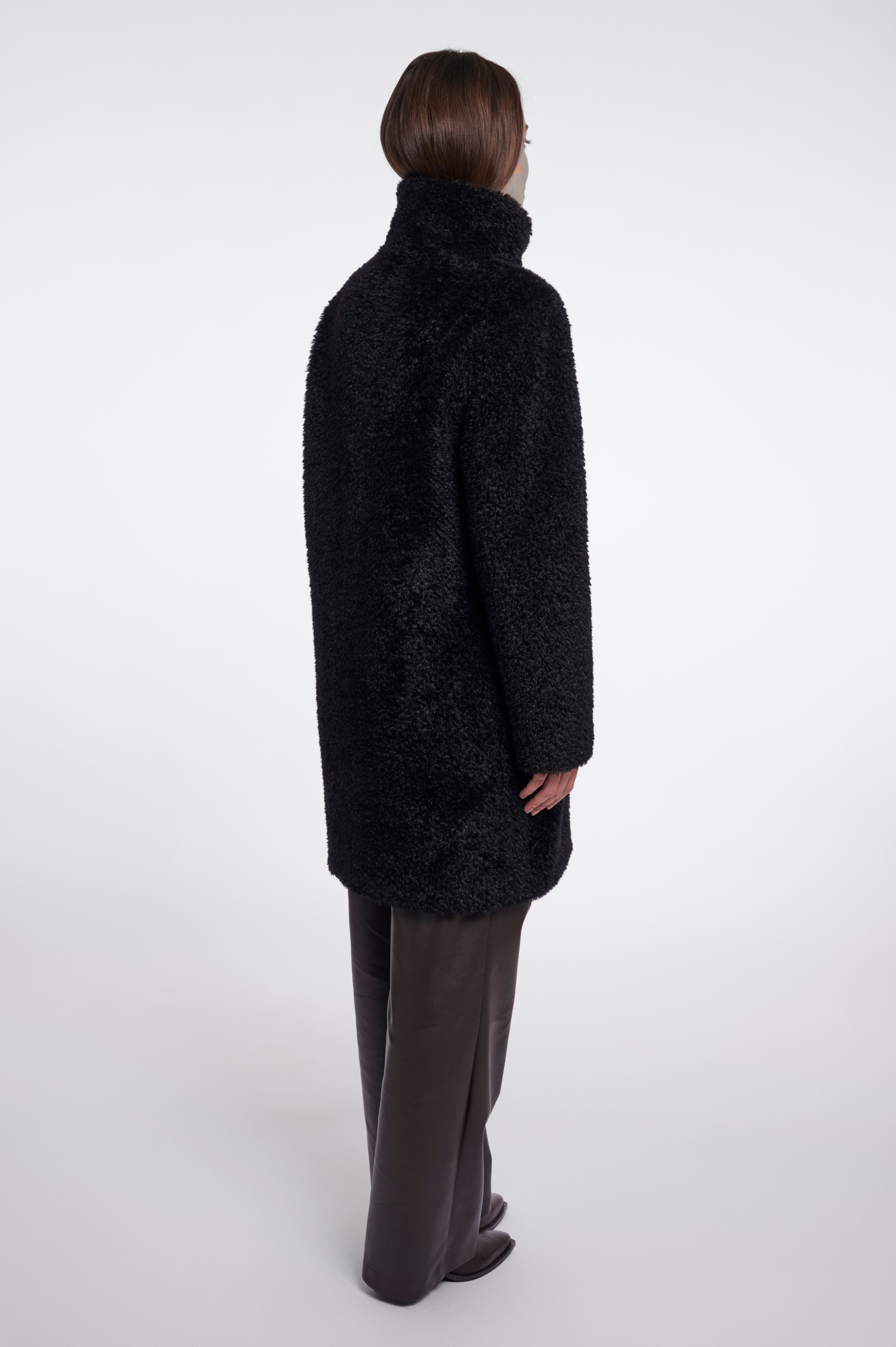 Cappotto donna art. Ena Rino & Pelle Black