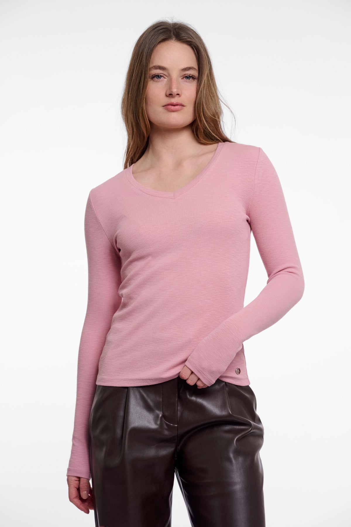 Top donna art. Ensa Rino & Pelle Dusty pink