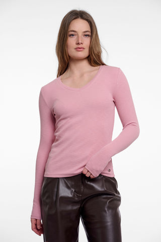 Top donna art. Ensa Rino & Pelle Dusty pink