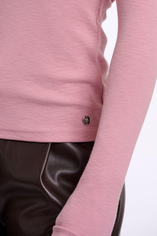 Top donna art. Ensa Rino & Pelle Dusty pink