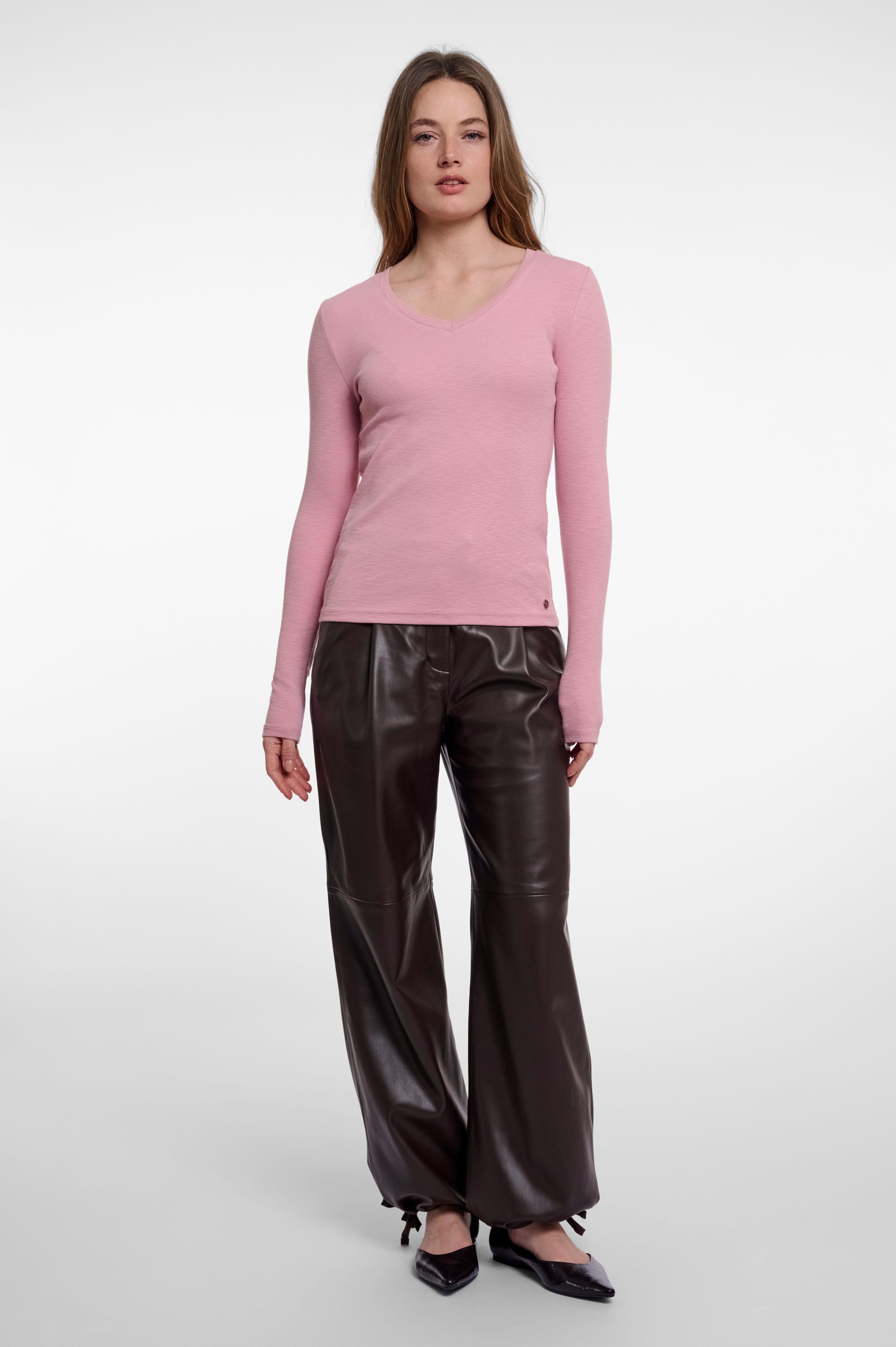 Top donna art. Ensa Rino & Pelle Dusty pink