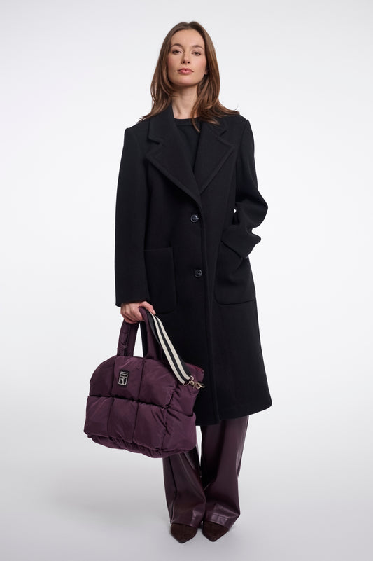Borsa donna art. Fabienne Rino & Pelle Aubergine