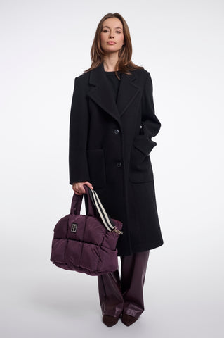 Borsa donna art. Fabienne Rino & Pelle Aubergine