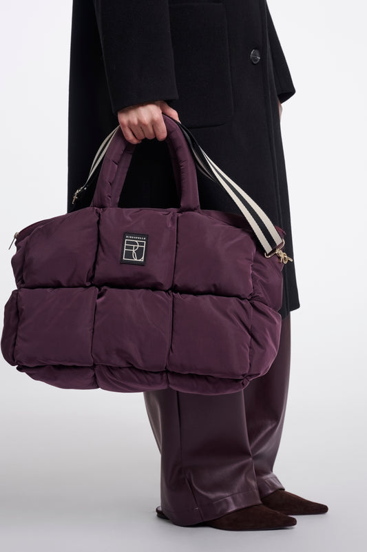 Borsa donna art. Fabienne Rino & Pelle Aubergine