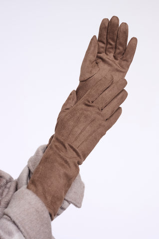Guanti donna art. Feniks Rino & Pelle Brown russet