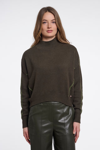 Maglione donna art. Firuze Rino & Pelle Hunter green