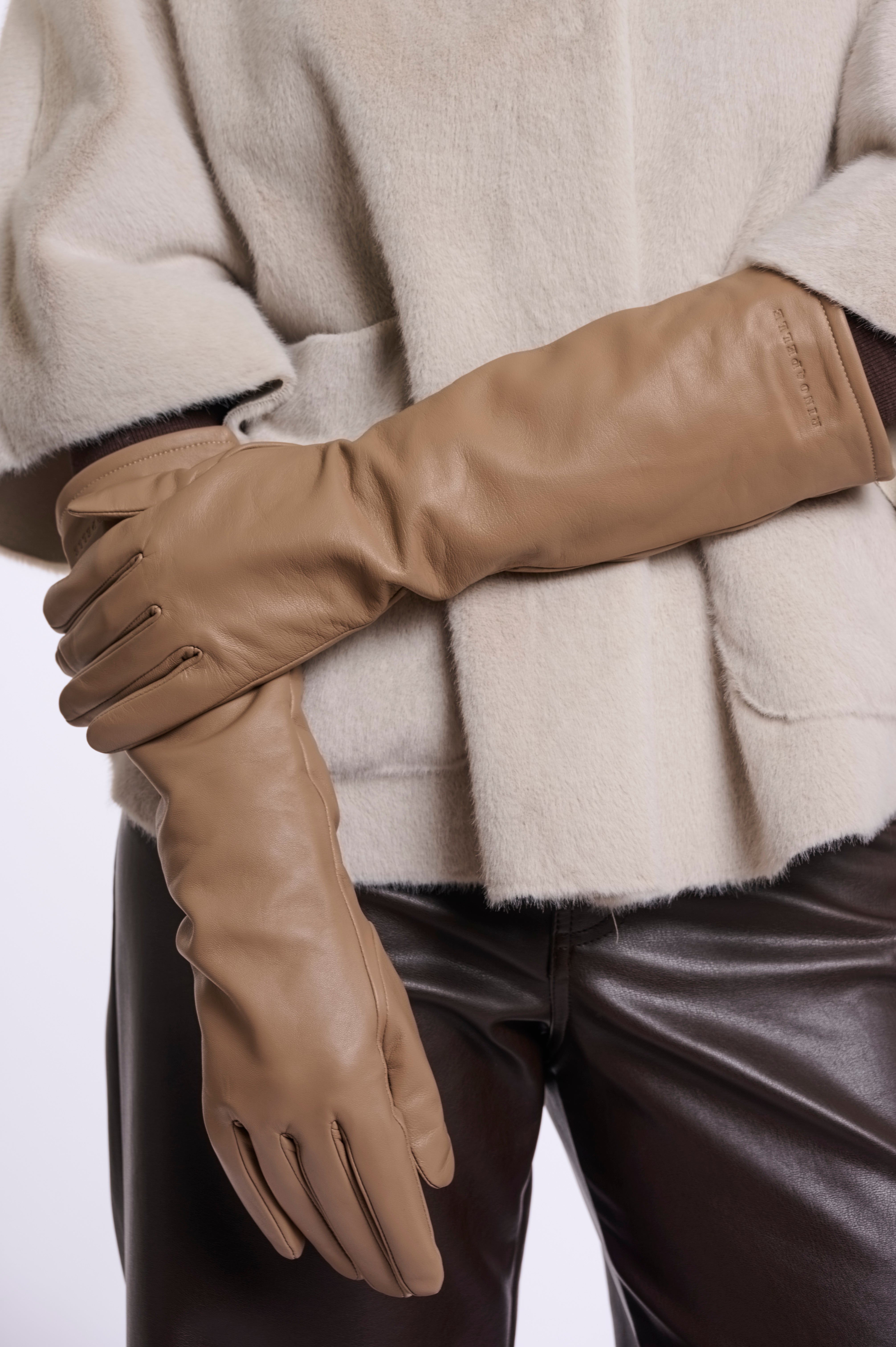 Guanti donna art. Florianne Rino & Pelle Faint taupe