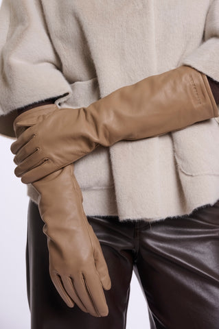 Guanti donna art. Florianne Rino & Pelle Faint taupe