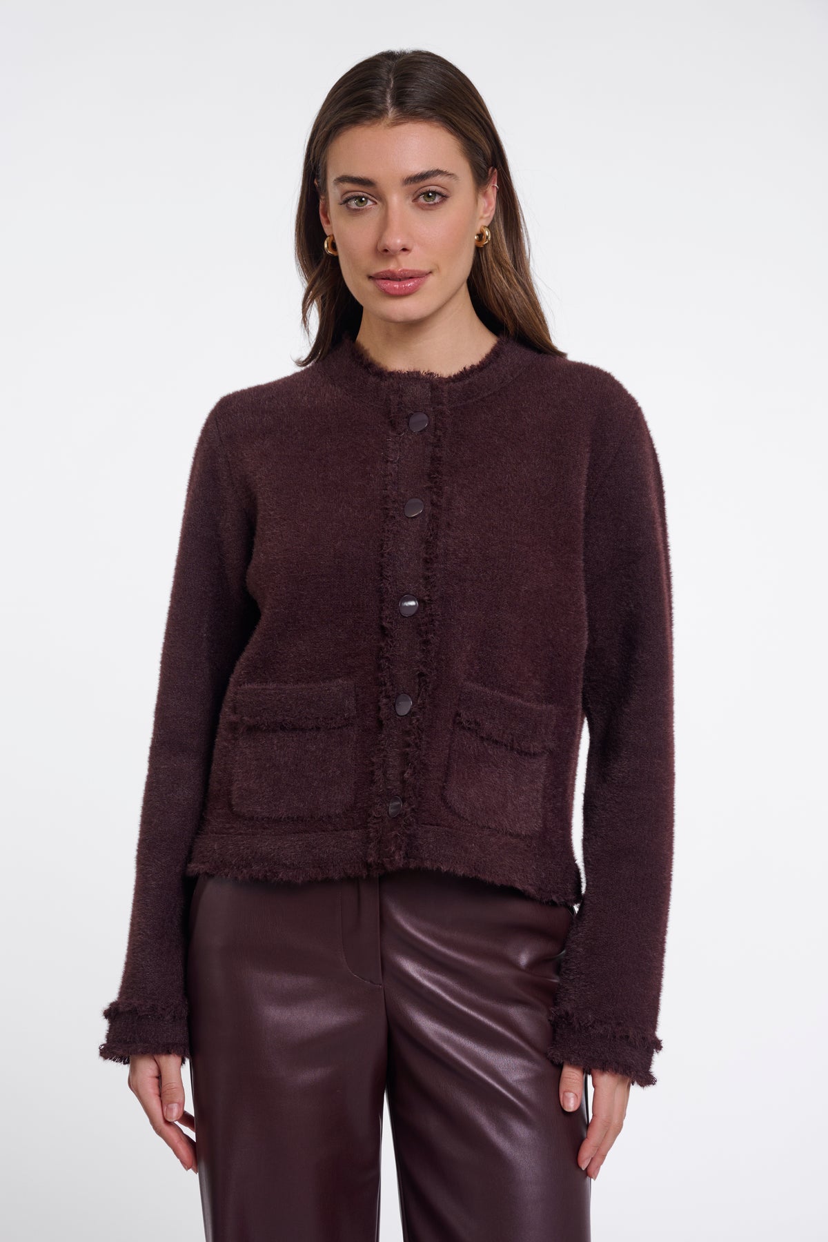 Giacca donna art. Florieke Rino & Pelle Fudge cloak