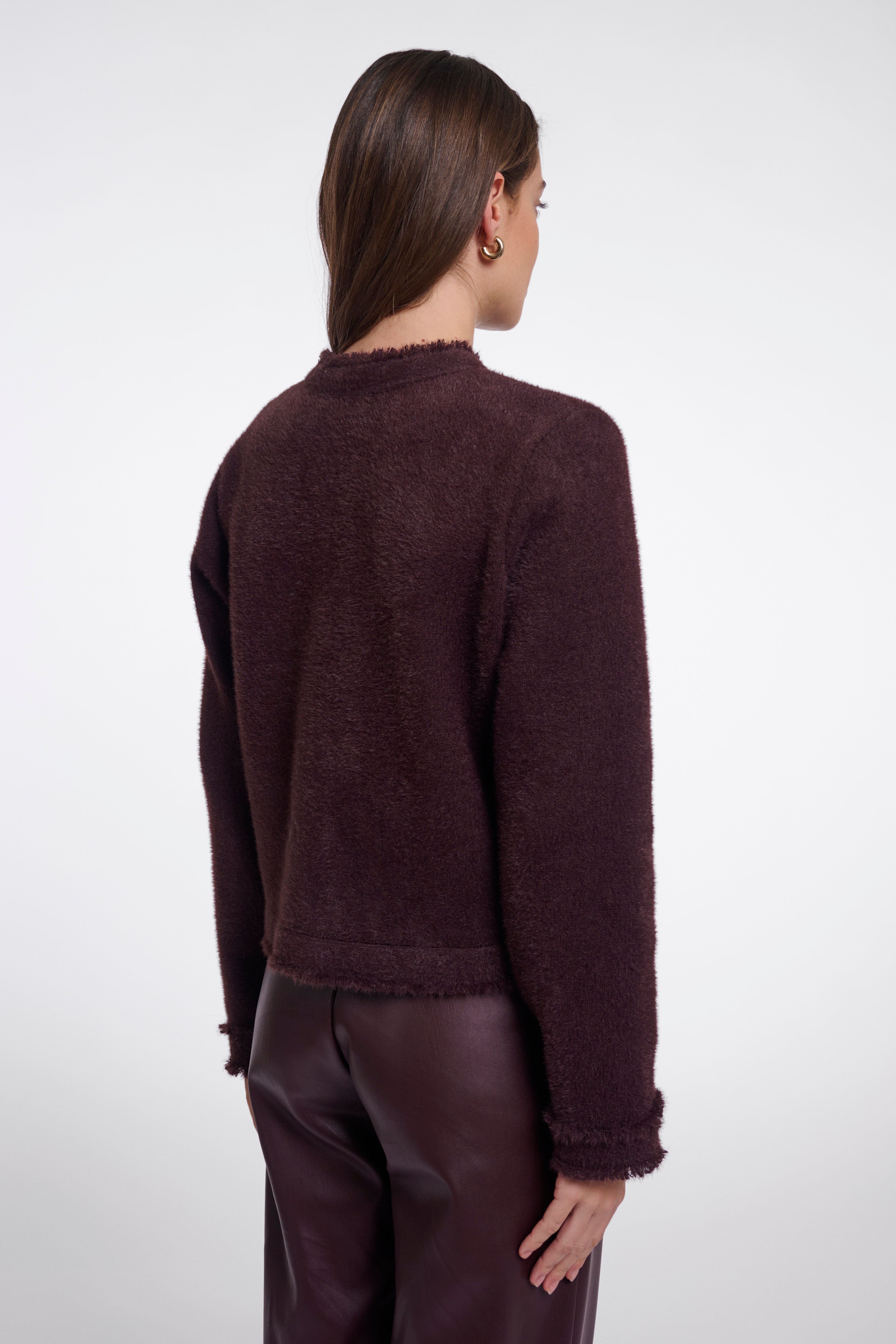 Giacca donna art. Florieke Rino & Pelle Fudge cloak