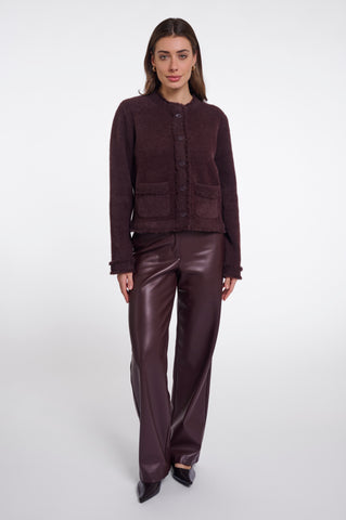 Giacca donna art. Florieke Rino & Pelle Fudge cloak