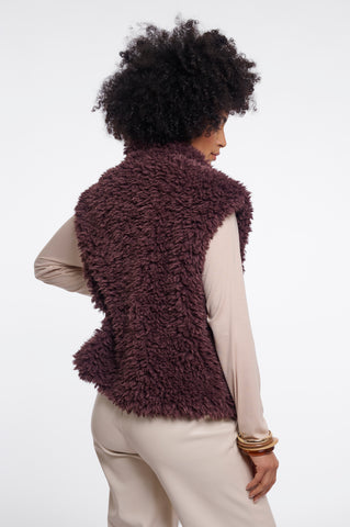 Cappotto donna art. Freya Rino & Pelle Chocolate bean