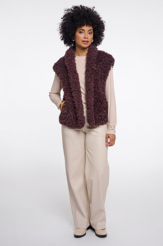 Cappotto donna art. Freya Rino & Pelle Chocolate bean