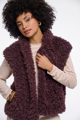 Cappotto donna art. Freya Rino & Pelle Chocolate bean