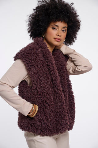 Cappotto donna art. Freya Rino & Pelle Chocolate bean
