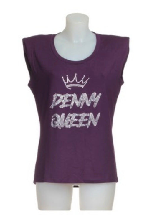 T-shirt con strass  - art. 521DD64008 - Denny Rose Autunno Inverno 2025/26