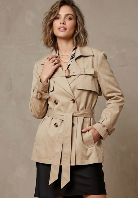 Trench corto donna - art. 611DD35007 - Denny Rose Primavera Estate 2026