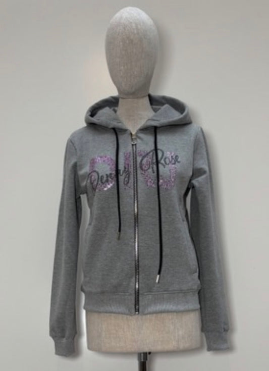 Felpa in maglia con zip - art. 521ND64026  - Denny Rose Autunno Inverno 2025/26