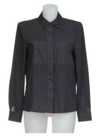 Camicia con parti in georgette - art. 521DD45016 - Denny Rose Autunno Inverno 2025/26